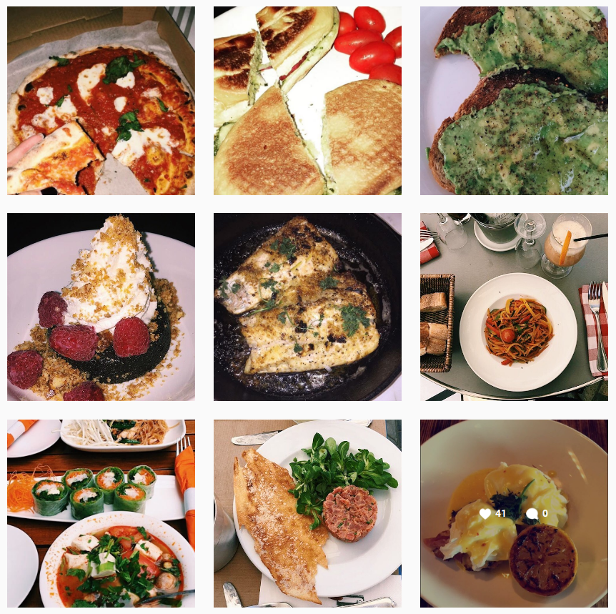 a+selection+of+food+from+the+%40brunetteswhomunch+instagram
