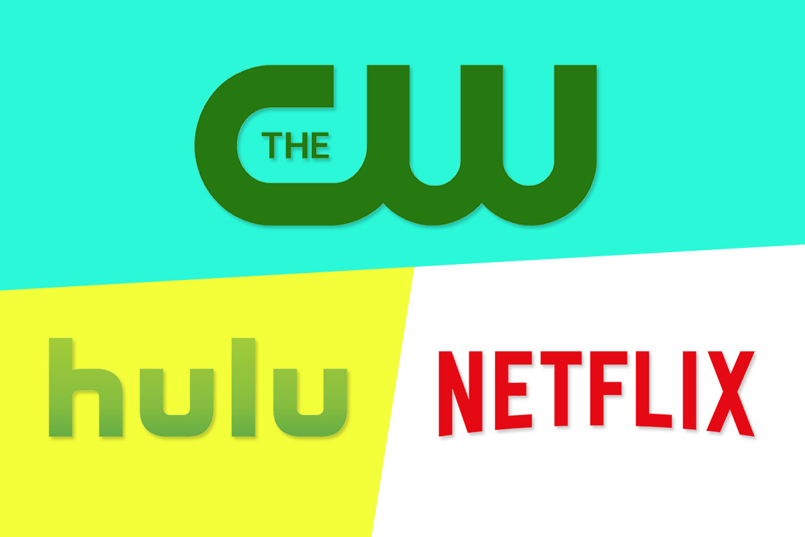 CW, Netflix, Hulu collage