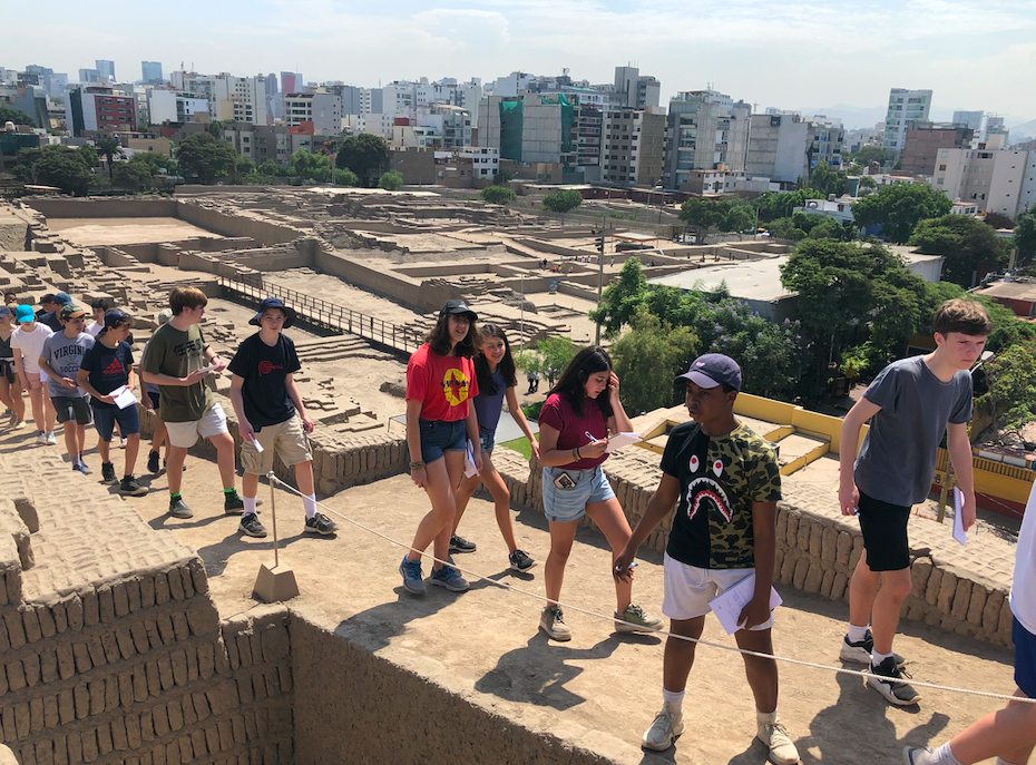 Last years eighth-graders explore Lima on the annual language trip. This years trip will not feature a homestay because WIS’ partner school refused to place its students in non-traditional households. (Courtesy of Randy Althaus)