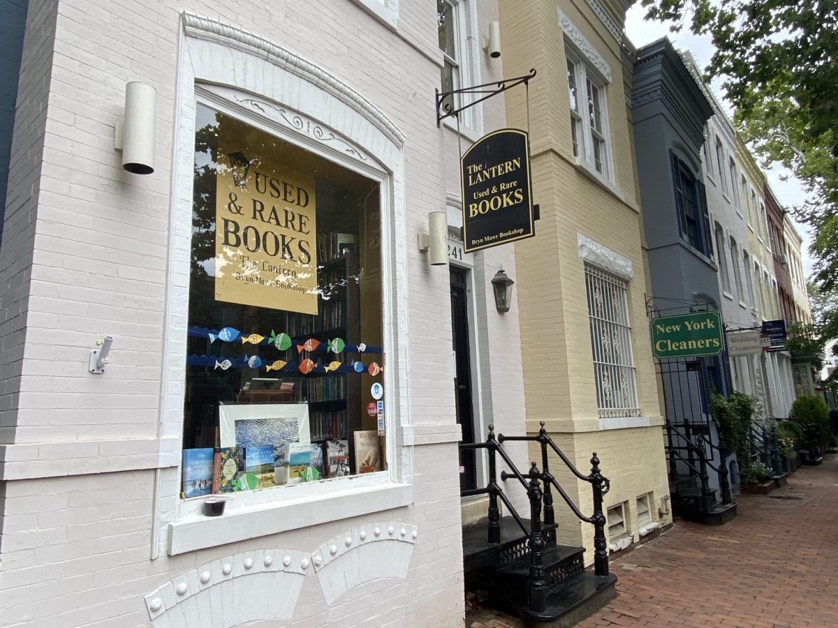 The Lantern Bookshop, located at 3241 P St in Georgetown. The Lantern is completely volunteer-run with its proceeds supporting women’s education at Bryn Mawr College (BMC). (Abigail Bown/International Dateline)