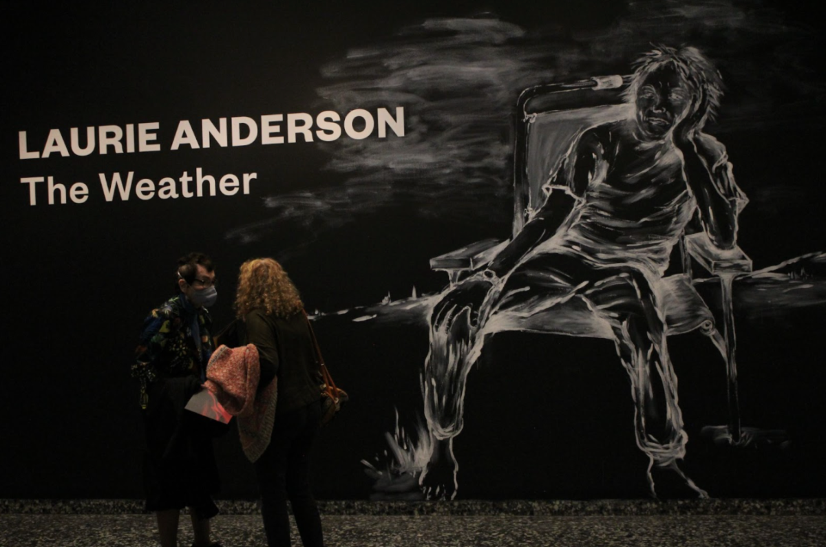 The+entrance+of+Laurie+Anderson%E2%80%99s+exhibition+at+the+Hirshhorn%2C+%E2%80%9CThe+Weather.%E2%80%9D+%28Isabella+Duchovny%2FInternational+Dateline%29