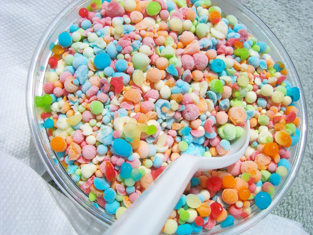 Dippin Dots, a packaged dessert similar to ice cream. (newwavegurly/Creative Commons)