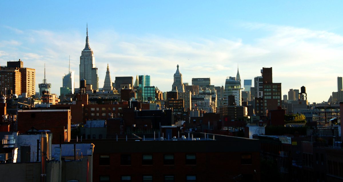 New York City skyline whilst the sun is making its descent. (Britt Reints/Flickr)
