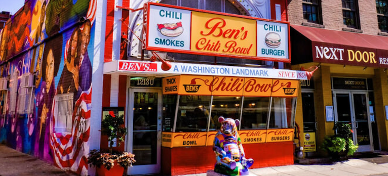 The Original Ben’s Chili Bowl on U Street. (Courtesy of Vida Ali)