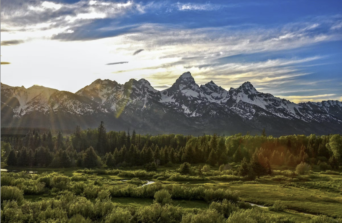 A view from Teton Valley Ranch in Dubois, Wyoming. Seventh grader Anita Kunsman is attending the camp this summer. (Courtesy of Teton Valley Ranch Camp)