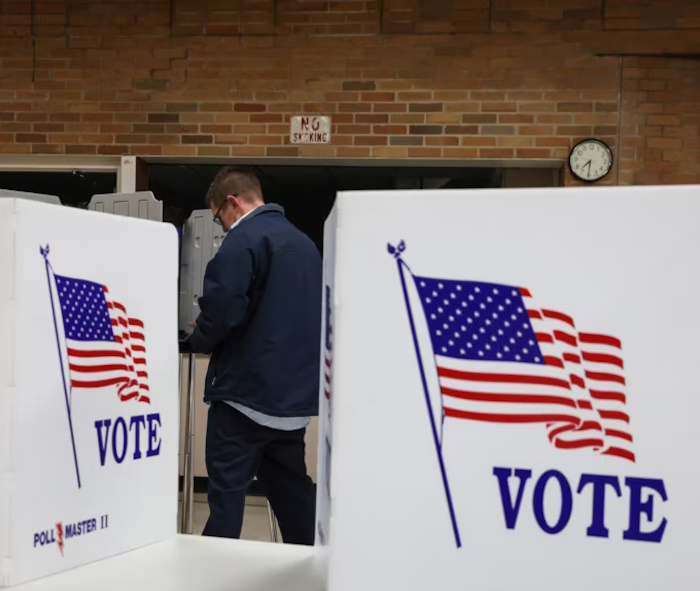 U.S. voters going to the polls (Courtesy of Trong Khiem Nguyen)