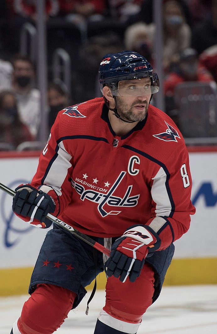 A picture of Alex Ovechkin. (Courtesy of  Wikimedia Commons)
